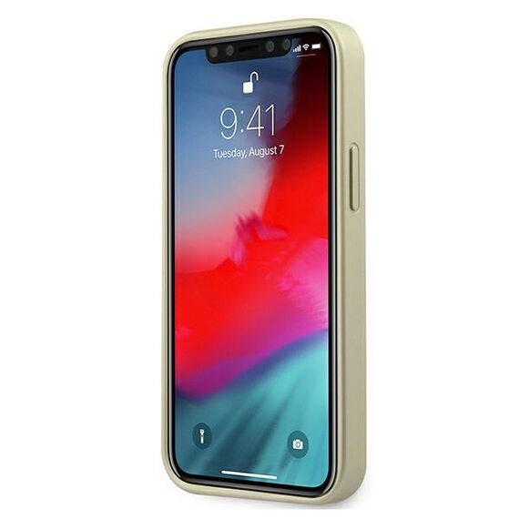 Guess GUHCP12SIGLGO iPhone 12 mini 5,4" zÅ‚oty/gold hardcase Iridescent - Apple Cases - Cases - Techbox