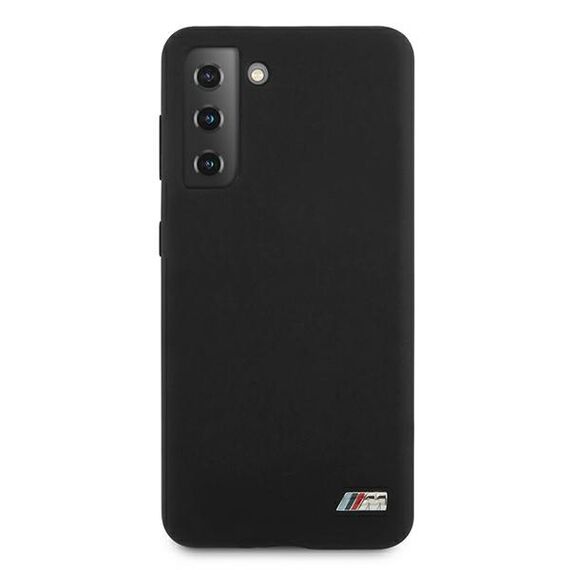 Etui BMW BMHCS21MMSILBK S21+ G996 czarny/black Silicone M Collection - Samsung Cases - Cases - Techbox