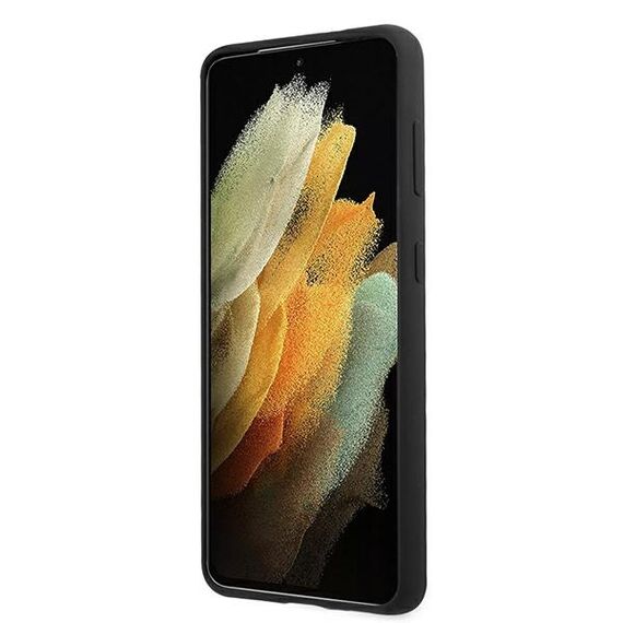 Etui BMW BMHCS21MMSILBK S21+ G996 czarny/black Silicone M Collection - Samsung Cases - Cases - Techbox