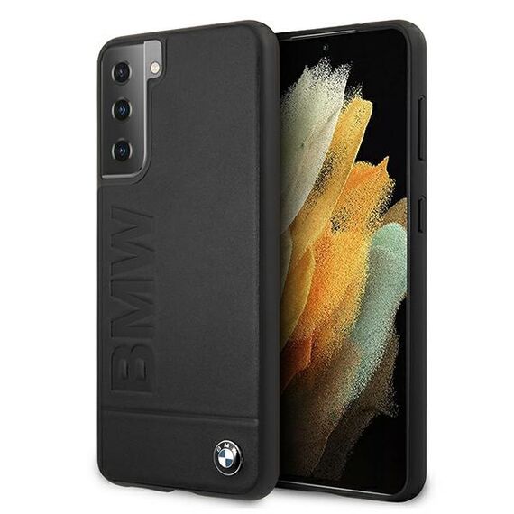 Etui BMW BMHCS21MSLLBK S21+ G996 czarny/black hardcase Signature Logo Imprint | Techbox