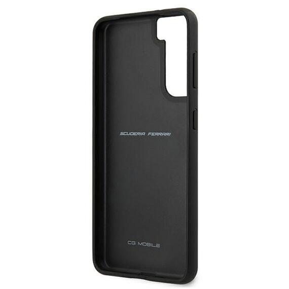Ferrari FEOSIHCS21MBK S21+ G996 czarny/black hardcase Off Track Leather Nylon Stripe - Samsung Cases - Cases - Techbox