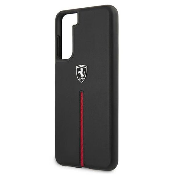 Ferrari FEOSIHCS21SBK S21 G991 black/black hardcase Off Track Leather Nylon Stripe | Techbox