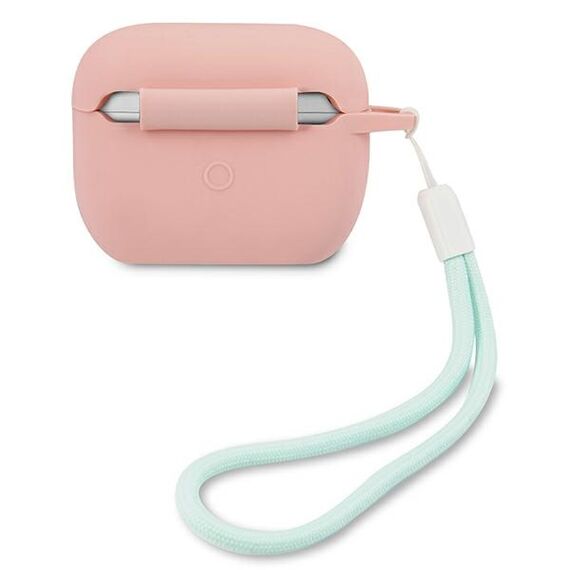 Guess GUACAPLSVSPG AirPods Pro cover rose green/pink green Silicone Vintage | Techbox