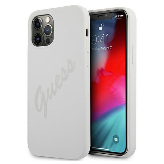 Guess GUHCP12LLSVSCR iPhone 12 Pro Max 6,7" kremowy/cream hardcase Script Vintage - Apple Cases - Cases - Techbox