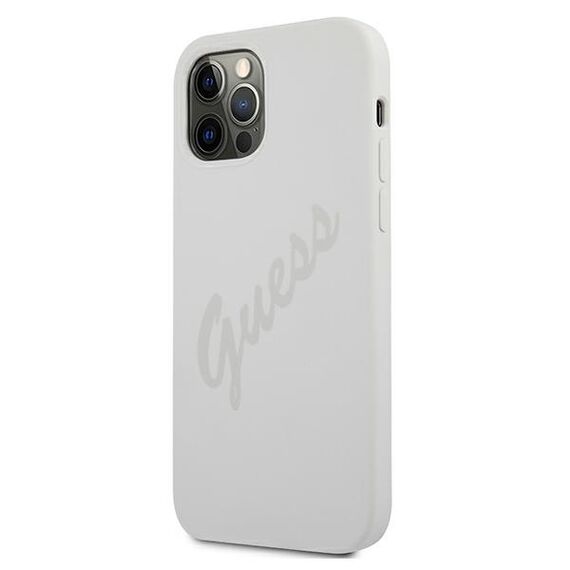 Guess GUHCP12LLSVSCR iPhone 12 Pro Max 6,7" kremowy/cream hardcase Script Vintage - Apple Cases - Cases - Techbox