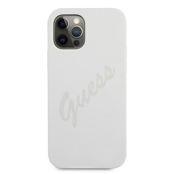 Guess GUHCP12LLSVSCR iPhone 12 Pro Max 6,7" kremowy/cream hardcase Script Vintage - Apple Cases - Cases - Techbox
