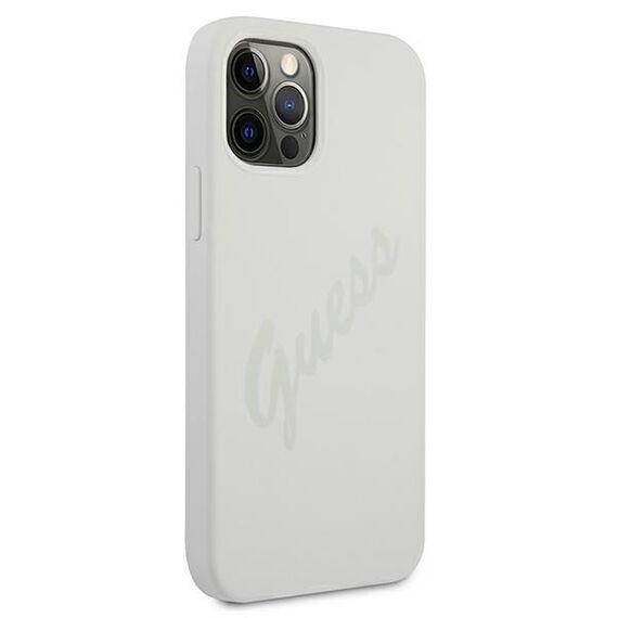 Guess GUHCP12LLSVSCR iPhone 12 Pro Max 6,7" kremowy/cream hardcase Script Vintage - Apple Cases - Cases - Techbox
