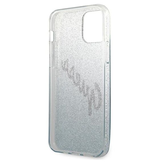 Guess GUHCP12MPCUGLSBL iPhone 12/12 Pro 6,1" niebieski/blue hardcase Glitter Gradient Script - Apple Cases - Cases - Techbox