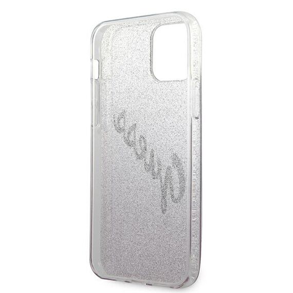 Guess GUHCP12MPCUGLSPI iPhone 12/12 Pro 6.1" pink/pink hardcase Glitter Gradient Script | Techbox