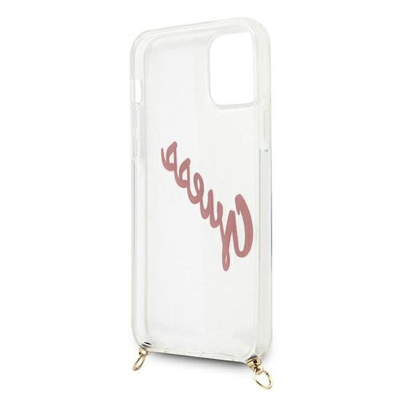 Guess GUHCP12SCRTVSPI iPhone 12 mini 5,4" rÃ³Å¼owy/pink hardcase Script Vintage - Apple Cases - Cases - Techbox
