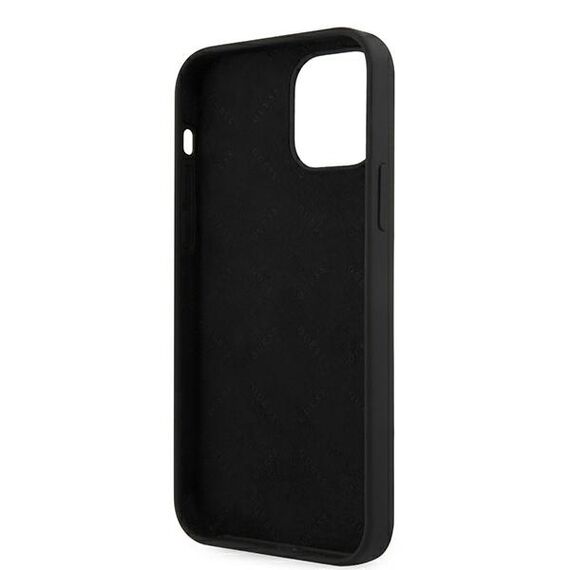 Guess GUHCP12SLSVSBK iPhone 12 mini 5,4" czarny/black hardcase Script Vintage - Apple Cases - Cases - Techbox
