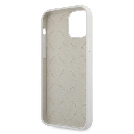 Guess GUHCP12SLSVSCR iPhone 12 mini 5,4" kremowy/cream hardcase Script Vintage - Apple Cases - Cases - Techbox