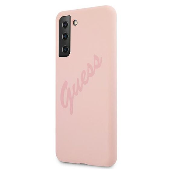 Guess GUHCS21MLSVSPI S21+ G996 pink/pink hardcase Script Vintage | Techbox