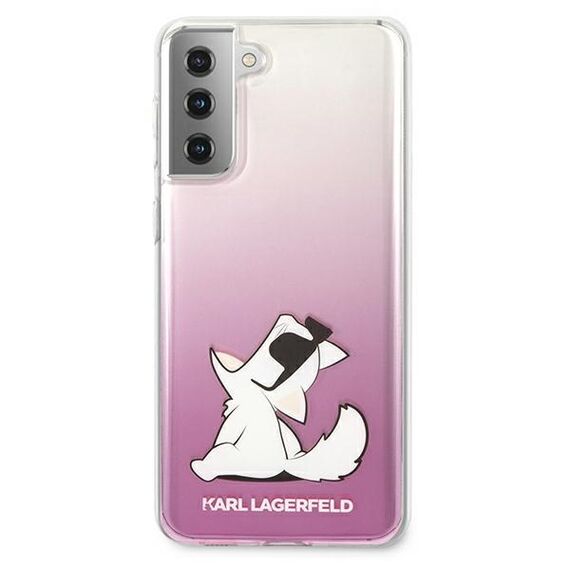 Karl Lagerfeld KLHCS21MCFNRCPI S21+ G996 hardcase rÃ³Å¼owy/pink Choupette Fun - Samsung Cases - Cases - Techbox