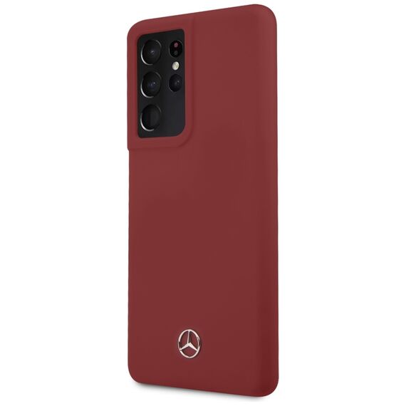 Mercedes MEHCS21LSILRE S21 Ultra G998 czerwony/red hardcase Silicone Line | Techbox