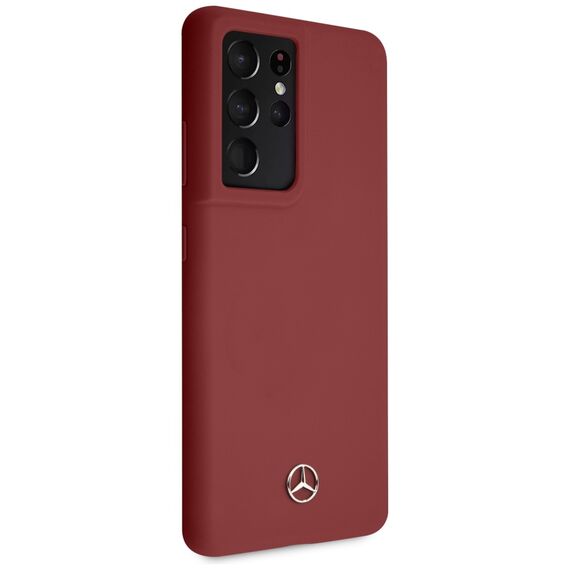 Mercedes MEHCS21LSILRE S21 Ultra G998 czerwony/red hardcase Silicone Line | Techbox