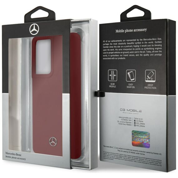 Mercedes MEHCS21LSILRE S21 Ultra G998 czerwony/red hardcase Silicone Line | Techbox