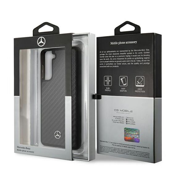 Mercedes MEHCS21MRCABK S21+ G996 czarny/black carbon hardcase Dynamic Line - Samsung Cases - Cases - Techbox