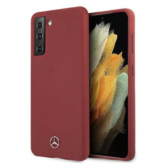 Mercedes MEHCS21MSILRE S21+ G996 czerwony/red hardcase Silicone Line - Samsung Cases - Cases - Techbox