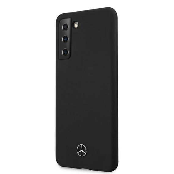 Mercedes MEHCS21SSILBK S21 G991 czarny/black hardcase Silicone Line - Samsung Cases - Cases - Techbox