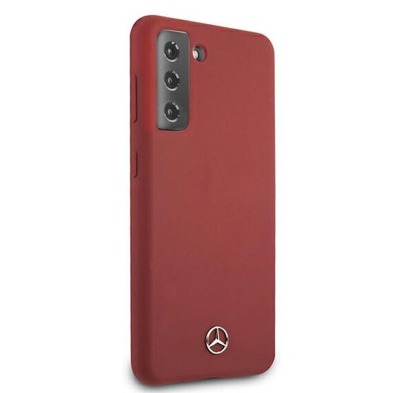 Mercedes MEHCS21SSILRE S21 G991 czerwony/red hardcase Silicone Line - Samsung Cases - Cases - Techbox