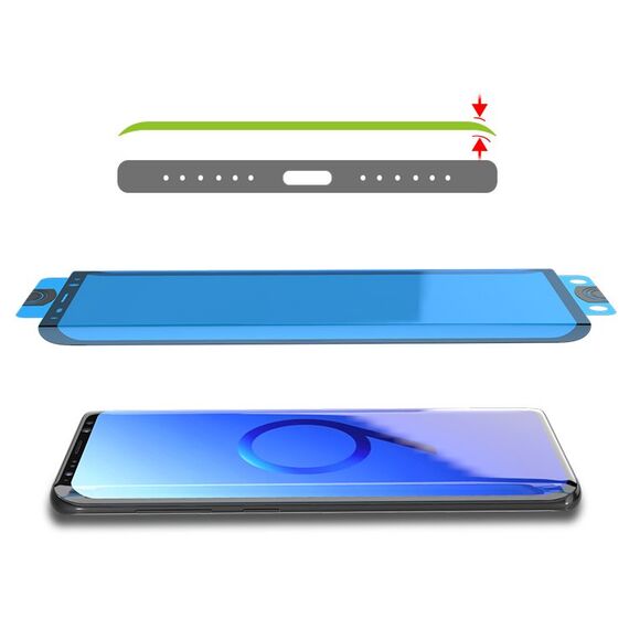 3D Edge Nano Flexi Glass Hybrid Full Screen Protector with frame for Xiaomi Mi 11 transparent - Xiaomi - Screen & Camera Protection - Techbox