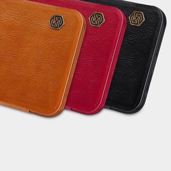 Nillkin Qin leather holster case for Xiaomi Redmi Note 9T 5G brown | Techbox