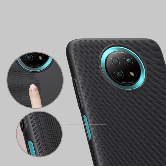 Nillkin Super Frosted Shield reinforced case cover for Xiaomi Redmi Note 9T 5G black | Techbox
