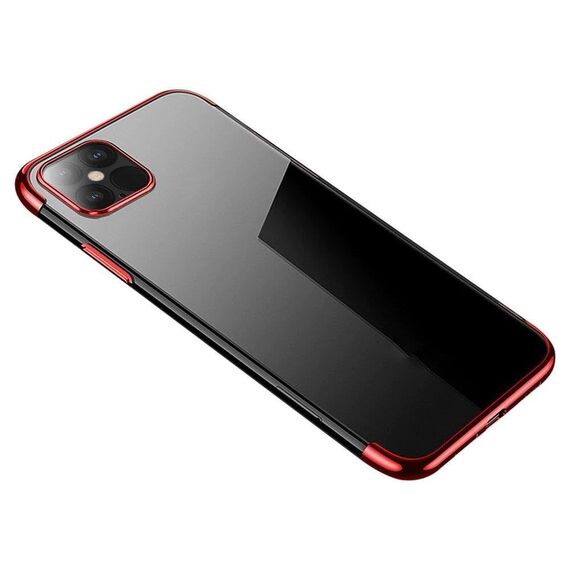 Clear Color Case Gel TPU Electroplating frame Cover for Xiaomi Mi 11 red | Techbox