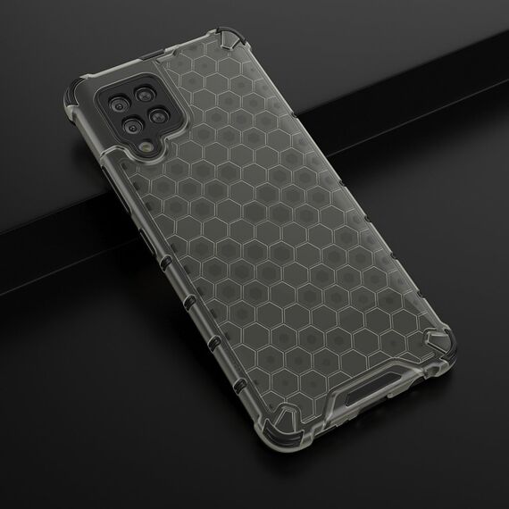 Honeycomb Case armor cover with TPU Bumper for Samsung Galaxy A42 5G black | Techbox