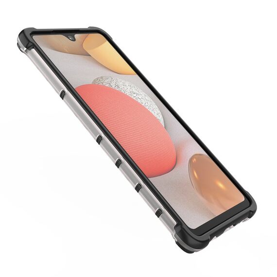 Honeycomb Case armor cover with TPU Bumper for Samsung Galaxy A42 5G transparent | Techbox
