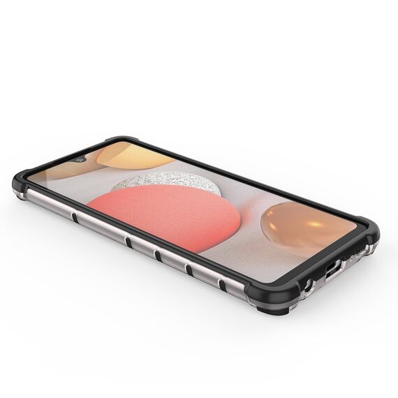 Honeycomb Case armor cover with TPU Bumper for Samsung Galaxy A42 5G transparent | Techbox
