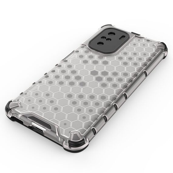 Honeycomb Case armor cover with TPU Bumper for Xiaomi Redmi K40 Pro+ / K40 Pro / K40 / Poco F3 blue | Techbox