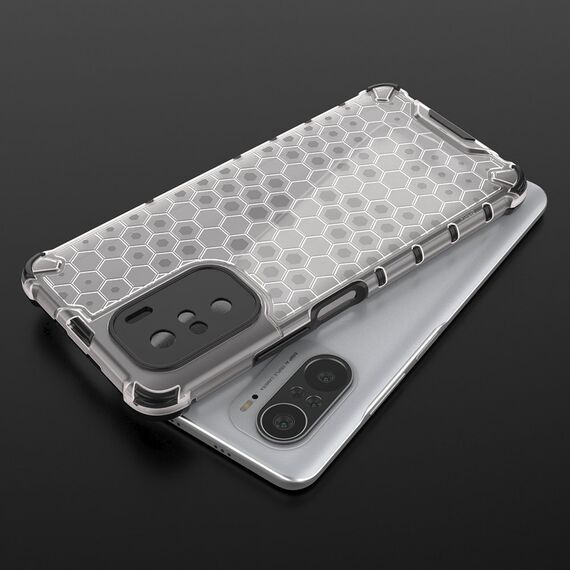 Honeycomb Case armor cover with TPU Bumper for Xiaomi Redmi K40 Pro+ / K40 Pro / K40 / Poco F3 red | Techbox