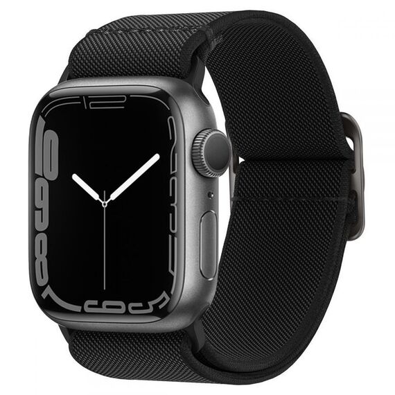 Spigen Fit Lite Strap for Apple Watch 4/5/6/7/8/9/SE/Ultra (42/44/45/49 mm) - Black | Techbox