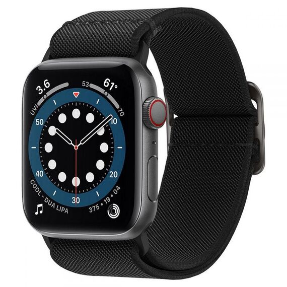 Spigen Fit Lite Strap for Apple Watch 4/5/6/7/8/9/SE/Ultra (42/44/45/49 mm) - Black | Techbox