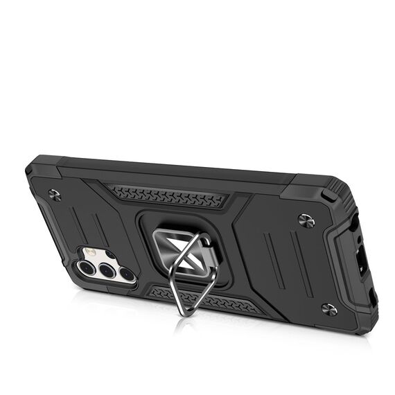 Wozinsky Ring Armor Case Kickstand Tough Rugged Cover for Samsung Galaxy A32 5G black | Techbox
