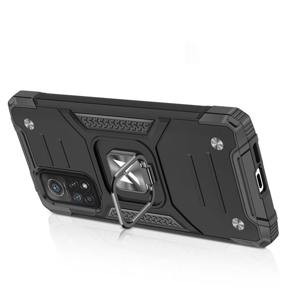 Wozinsky Ring Armor Case Kickstand Tough Rugged Cover for Samsung Galaxy A72 4G pink | Techbox