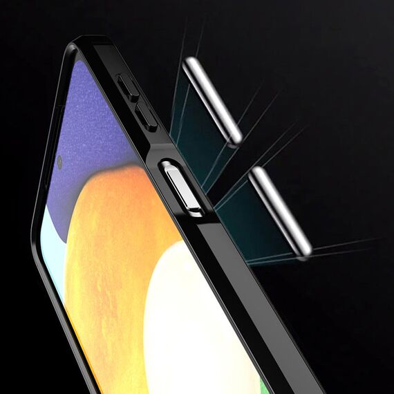 Carbon Case Flexible Cover TPU Case for Samsung Galaxy A22 4G black - Samsung Cases - Cases - Techbox