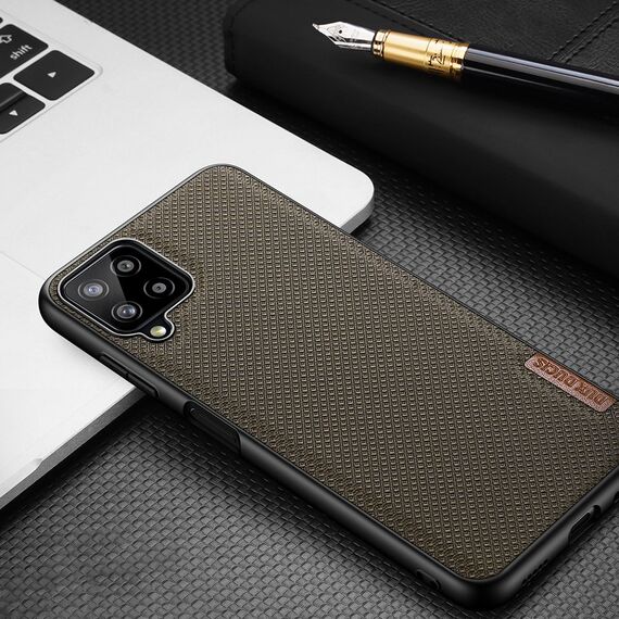 Dux Ducis Fino case covered with nylon material for Samsung Galaxy A22 4G green - Samsung Cases - Cases - Techbox
