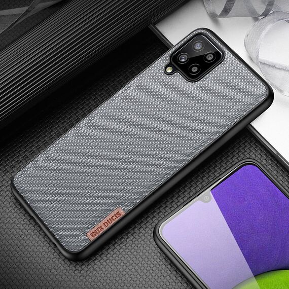 Dux Ducis Fino case covered with nylon material for Samsung Galaxy A22 4G green - Samsung Cases - Cases - Techbox