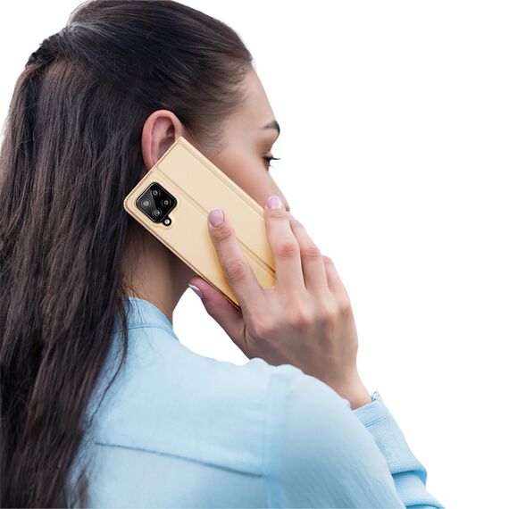 Dux Ducis Skin Pro Bookcase type case for Samsung Galaxy A22 4G golden - Samsung Cases - Cases - Techbox