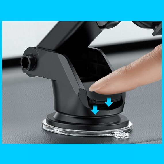 Joyroom car phone holder with telescopic extendable arm for dashboard and windshield black (JR-ZS259) | Techbox