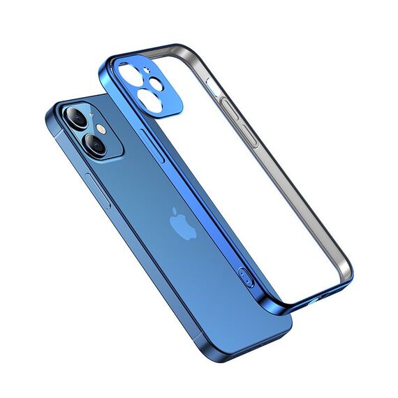 Joyroom New Beauty Series ultra thin case with electroplated frame for iPhone 12 Pro Max blue (JR-BP744) - Apple Cases - Cases - Techbox