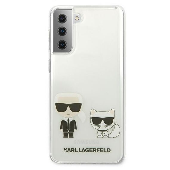 Karl Lagerfeld KLHCS21MCKTR S21+ G996 hardcase Transparent Karl & Choupette - Samsung Cases - Cases - Techbox