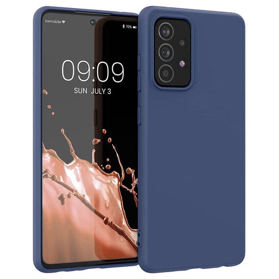 Silicone Case Soft Flexible Rubber Cover for Samsung Galaxy A22 4G blue - Samsung Cases - Cases - Techbox