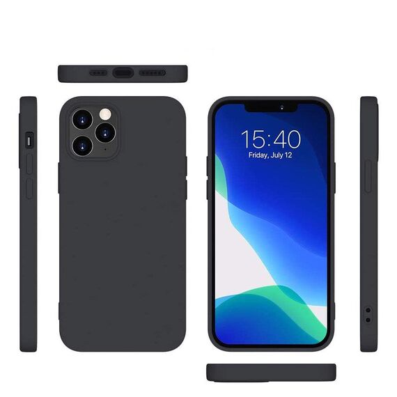 Silicone Case Soft Flexible Rubber Cover for Xiaomi Redmi Note 10 5G / Poco M3 Pro black - Xiaomi Cases - Cases - Techbox
