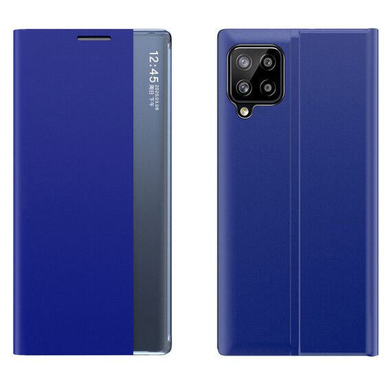 Sleep Case Bookcase Type Case with Smart Window for Samsung Galaxy A22 4G blue | Techbox