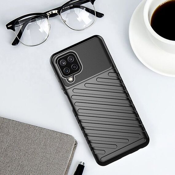 Thunder Case Flexible Tough Rugged Cover TPU Case for Samsung Galaxy A22 4G blue | Techbox