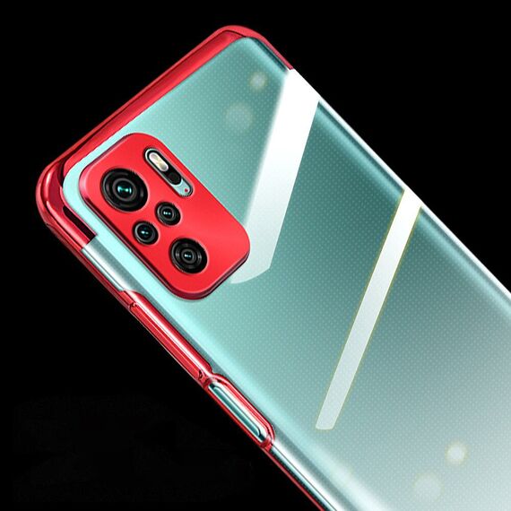 Clear Color Case Gel TPU Electroplating frame Cover for Xiaomi Redmi Note 10 5G / Poco M3 Pro black | Techbox